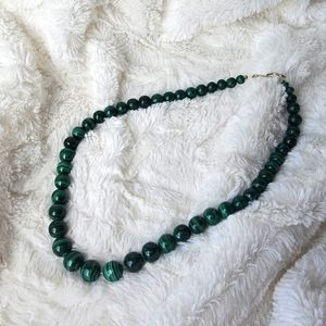Malachite necklace